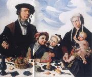 Maerten van heemskerck Art collections national the Haarlemer patrician Pieter Jan Foppeszoon with its family oil painting reproduction
